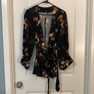 Free People kimono style cover up top S